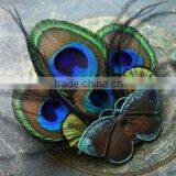 Feather Headpiece With Peacock Feather thumbnail-2