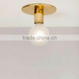 hall ceiling lamp copper