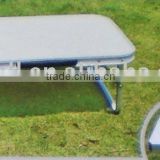 Small aluminum folding picnic table