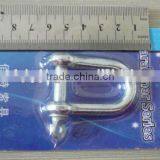 Galvanize Carabiner Wholesale Stainless Steel Aisi 316 304 European Type Dee Drop Forged D Shackle Quick Hardware Manufacture thumbnail-3