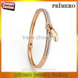 Zip Design Zircon Gold Plated Bracelets & Bangles for Women Top Quality Jewelry thumbnail-1
