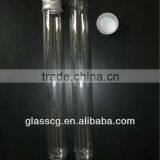 Test tube with aluminum screw cap