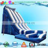 Giant Commercial Grade 3 Lanes Inflatable Slide for Sale