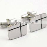 2016 Latest Fashion Design Stainless Steel Men Shirts Cufflink With Logo