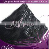 Supplier 8A Grade Clip in Hair Extension Human Hair Extensions Clip in Hair Extensions for Black thumbnail-4