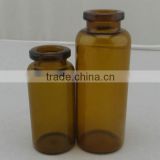 amber glossy medical glass vial serum vials