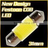 Full Surface Emitting! 1.5W COB Festoon C5W LED 31mm Car Lighting