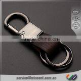 D Shape Hanger Multi Rings Leather Key Chains thumbnail-2