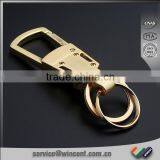 Multi Function Whole Gold Plating Custom Metal Keychain thumbnail-2