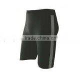 Mens Black Long Length Compression Short thumbnail-1