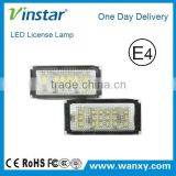 Vinstar High Quality for BMW E46 LED License Plate Lamp with E-mark Approved Certification