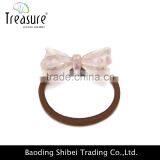 2015 Latest Girls Hair Bands Wholesale Elastic Bowknot Hair Band thumbnail-1