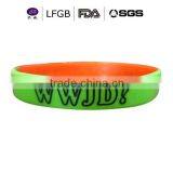 Silicone Wrist Band With Country Logo Printed , Factory Direct Supply Cheap Custom Silicone Bracelet thumbnail-5