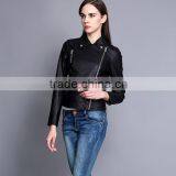 PU Leather Jackets Women 2016 Winter thumbnail-5