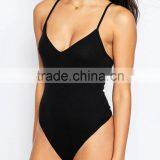 Hot New Women Clothes Designs Spaghetti Strap Women Tight Bodysuit thumbnail-5