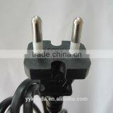 KC Approval 2 Pin 6A Plug for Class II Appliances Korea Power Cord