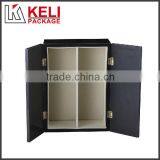 New Products Wood Veneer Two Wine Glass Flannelette Box thumbnail-2