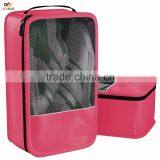 Luckiplus Shoe Bag - Convenient Packing System For Your Shoes When Traveling Pink thumbnail-4