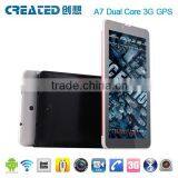 CREATED A7 Dual Core Android Cheap Internet Tablet 7 Inch Bluetooth/Wifi Dual Sim