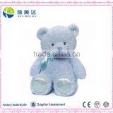 Plush Blue Teddy Bear, 15" Bear, Baby Toy thumbnail-1
