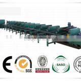 Automatic light pole production line, Steel plates diagonally shearing machine