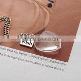 Heart Wish Charm Dandelion Necklace thumbnail-2