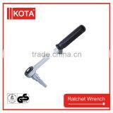 Chrome Vanadium Steel Step Socket Ratchet Wrench Spanner , Ratchet Wrench Handle