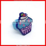 Ice Cream shape silicone finger ring in your logo (MYD-0930)