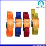 RFID Woven Wristband With Customized Logo Printing
