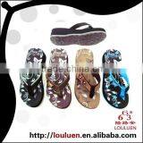 663 LOULUEN Wholesale Ladies Wedge Heel Plastic Slippers thumbnail-6