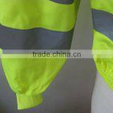Customize High Visibility Protective Cotton Ployester Yellow Coverall Workwear Jacket thumbnail-2
