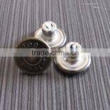 Casual Wear Metal Jeans Button