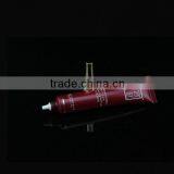Golden Tip Cap Matte Slim and Small Chinese PE Cosmetic Tube With Red Printing thumbnail-1
