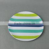 Rhombus Black and White Melamine Plate thumbnail-3