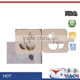 Certified Design Patents Home Use Smile Face Plate Coaster thumbnail-5