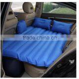 PVC Inflatable Car Travel Car Mattress 0.55mm Inflatable Car Air Bed/PVC Flocked Car Back Seat Inflatable Mattress