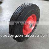10 Inch Rubber Powder Wheel/metal Rim Solid Rubber Wheel for Hand Truck