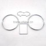 Chrome Dial Ring Surrounds for vw Golf Mk4 Parts thumbnail-2
