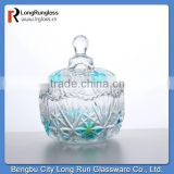 Longrun Best selling product blue spray carved candy dishes with nice quanlity