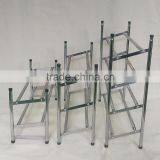 Stackable Extension Chromed Plated Iron Shoe Rack Tower thumbnail-3