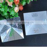 Elegant Clear Crystal Pyramid For Office Favor Decorations
