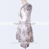 OEM Elegant White Organza With Black Embroidery Plus Size Long Sleeve Wedding Dress Women Dresses Wholesale Supplier thumbnail-2