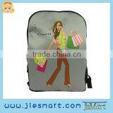 JSMART Backpack M&L Cartoon Photo Printing School Bag Design Varied