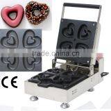 4pcs Commercial Use Non-stick 110v 220v Electric Heart Donut Maker