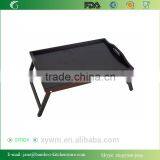 Natural Bamboo Adjustable Breadfast Tray With Legs thumbnail-1