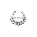 American&European Style Fake Nose Ring Non Piercing Nose Ring Diamond Nose Ring thumbnail-5