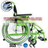 Green Manual Mobility Wheelchair for Disable Old Chair With CE Improval thumbnail-1