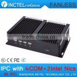 Fanless Car PCs Auto Boot Intel Celeron C1037U 1.8G USB 3.0 Dual Gigabit Lan 4 COM Desktop Computer pc thumbnail-4