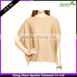 16FZLS07 High Quality Linen Poncho for Women 100% Linen Clothing
