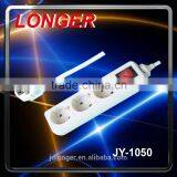 Hot Sale High Quality Germany 3 Way Switch Extension Socket Power Strip 16A 220V Child Protector